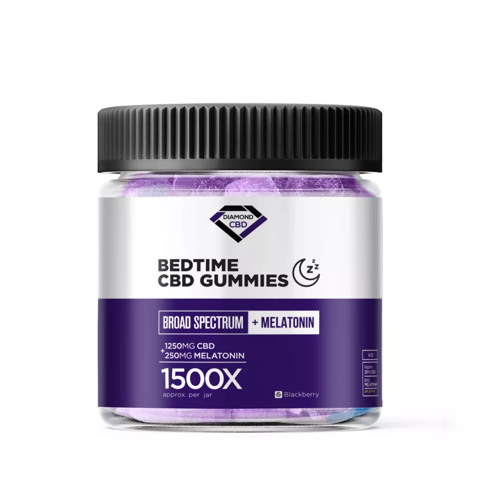 Diamond CBD - Broad Spectrum + Melatonin - Bedtime CBD Gummies - 1500X - Image 2